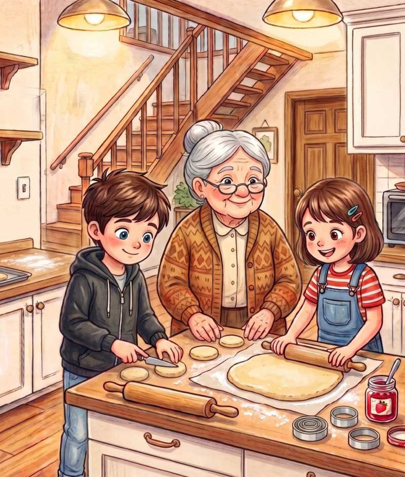 Bazil-&-Ginger-Visiting-Grandma-2